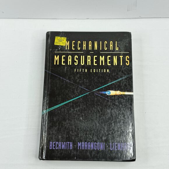 Mechanical Measurements Fifth Edition Textbook Hardcover Used Clean Bechwith - Picture 1 of 8